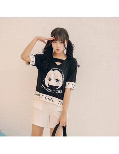 V tements japonais et cor ens pour filles T Shirts japonais et