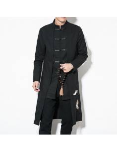 Kimono long façon manteau