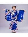 Kimono Japonais Enfant Bleu