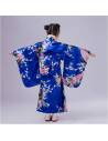 Kimono Japonais Enfant Bleu