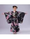 Kimono Japonais Enfant Noir